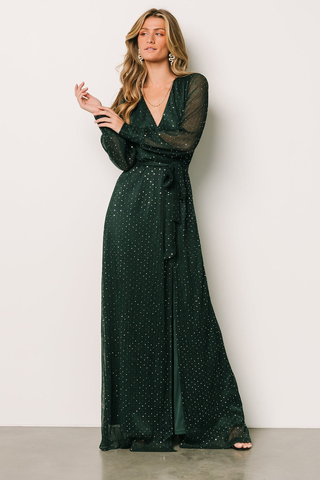 Abigail Sparkle Gown | Emerald